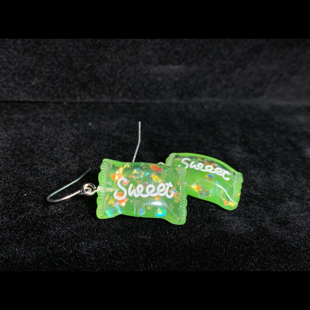 Candy bag earrings